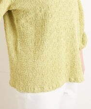 OLKES03070 eur3(エウルキューブ) 【大きいサイズ】ぽこぽこシャーリングカットソー ライトグリーン(30)