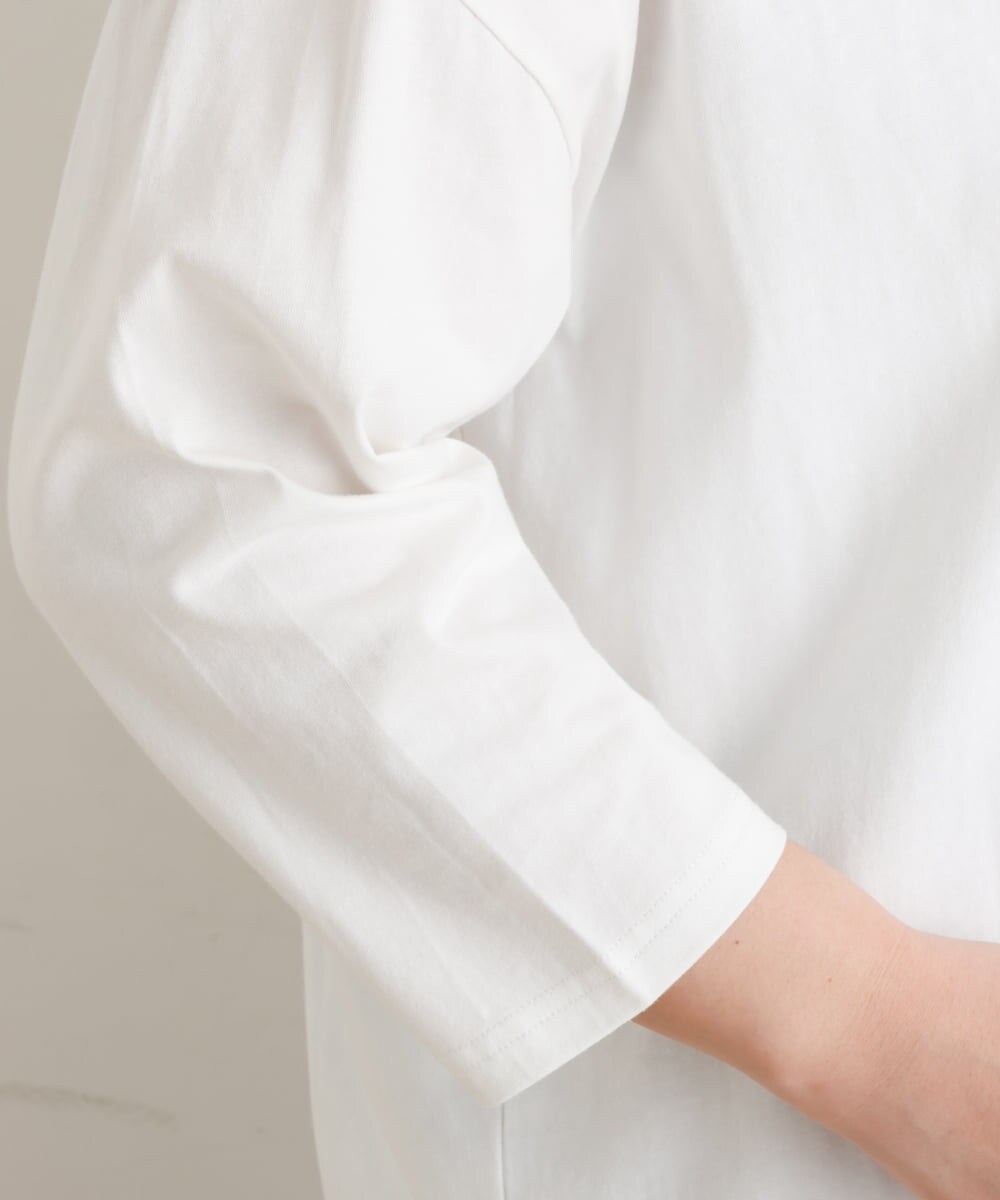 OLKES19060 eur3(エウルキューブ) 【大きいサイズ】ロゴプリントTシャツ ホワイト(90)