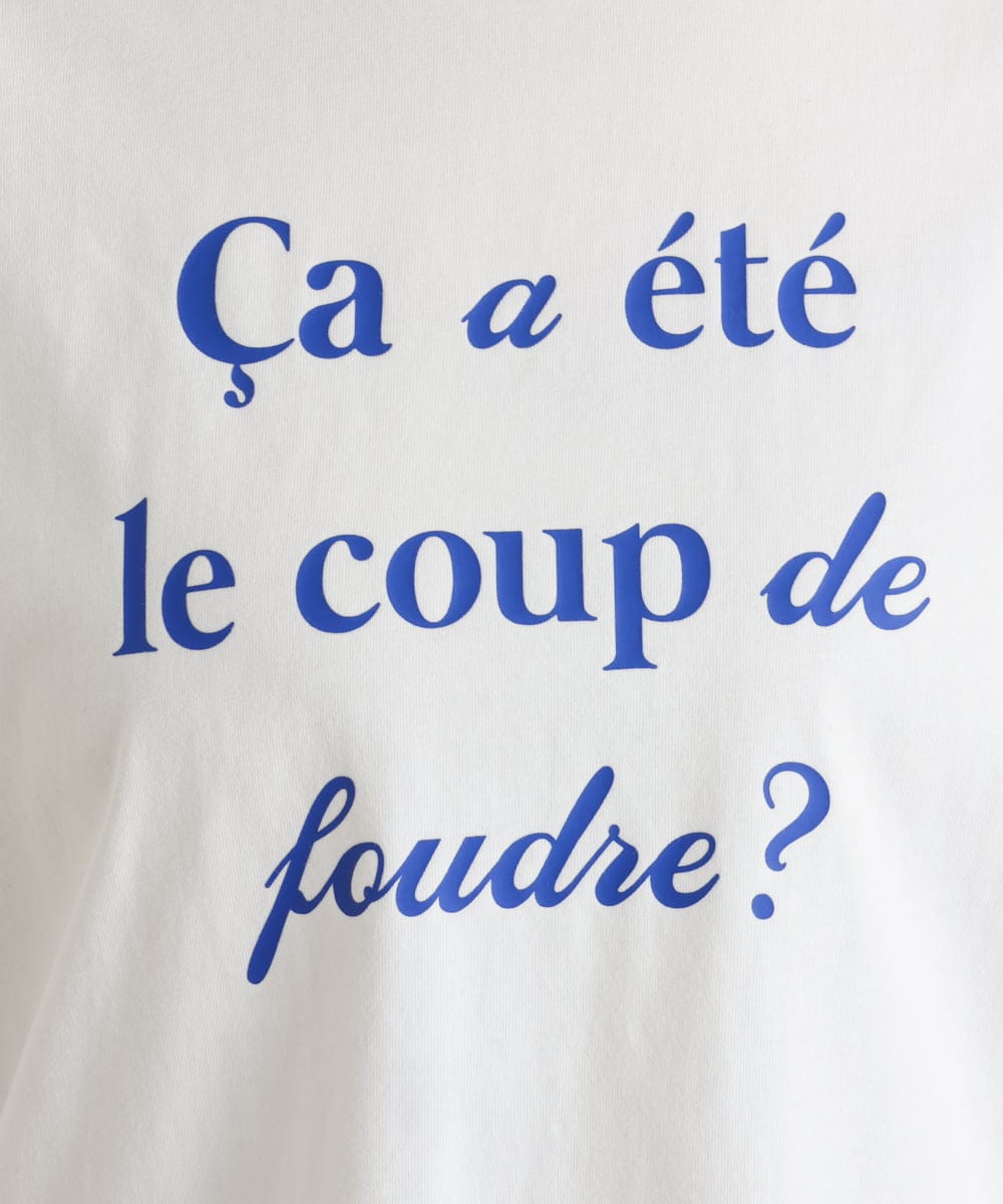 OLKES19060 eur3(エウルキューブ) 【大きいサイズ】ロゴプリントTシャツ ホワイト(90)