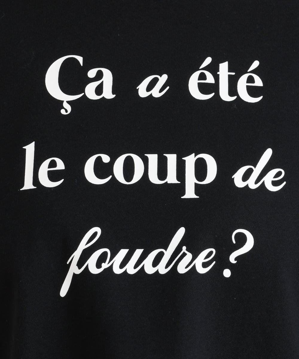 OLKES19060 eur3(エウルキューブ) 【大きいサイズ】ロゴプリントTシャツ ブラック(94)