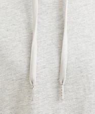 OLKES40070 eur3(エウルキューブ) 【大きいサイズ】フーディー風コットントップス グレー(92)