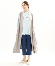 OLKFA32059 eur3(エウルキューブ) 【大きいサイズ】メローぽこぽこカットソー ライトグリーン(30)