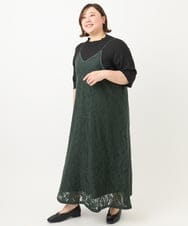 OLKFA32059 eur3(エウルキューブ) 【大きいサイズ】メローぽこぽこカットソー ブラック(94)