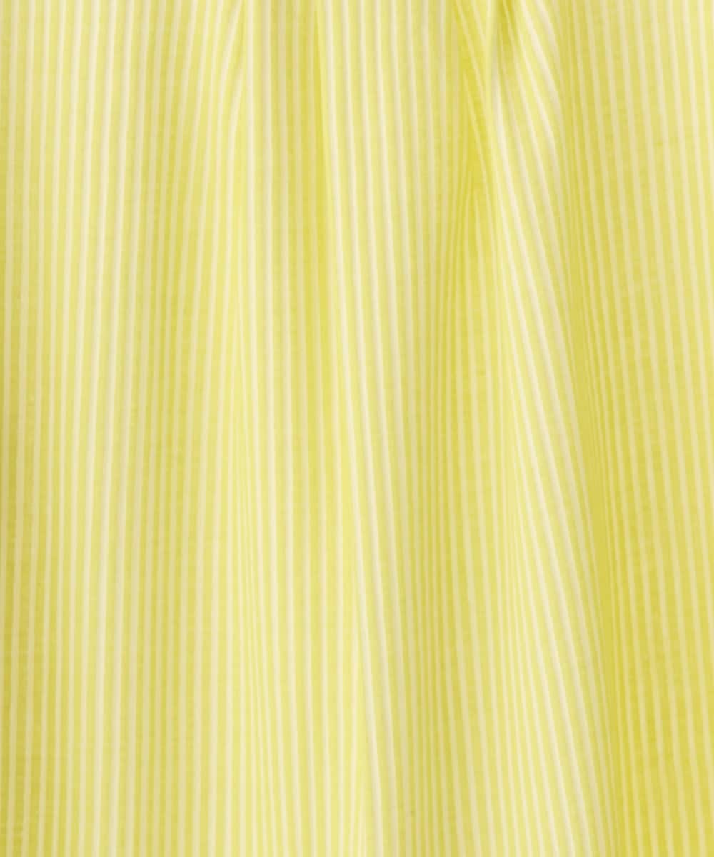 OLKFD04069 eur3(エウルキューブ) 【大きいサイズ】シャンブレーストライププカットソー ライトイエロー