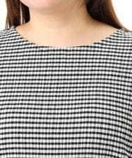 OLKFD17059 eur3(エウルキューブ) 【WEB先行販売】【大きいサイズ】カーブヘムカットソー アイボリー