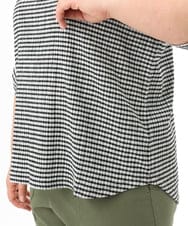 OLKFD17059 eur3(エウルキューブ) 【WEB先行販売】【大きいサイズ】カーブヘムカットソー アイボリー