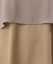 OLKFD18079 eur3(エウルキューブ) 【大きいサイズ/接触冷感】ケープデザインカットソー モカ