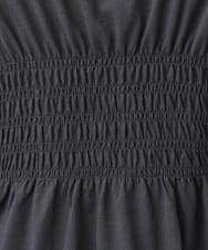 OLKFD25069 eur3(エウルキューブ) 【WEB先行販売】【大きいサイズ/機能素材】シャーリングロゴTシャツ ダークグレー