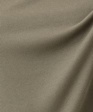 OLKFD36044 eur3(エウルキューブ) 【WEB先行販売】【大きいサイズ/接触冷感】リブラウンドネックタンクトップ カーキ