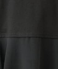 OLKFD40049 eur3(エウルキューブ) 【WEB先行販売】【大きいサイズ】裾シフォンタンクトップ ブラック