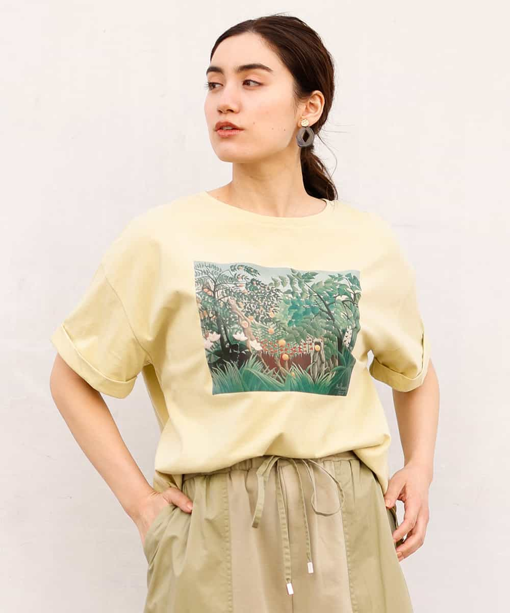 Eur3 エウルキューブ 大きいサイズ アンリルソー絵画プリントtシャツ イトキンオンラインストア