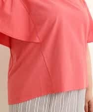 OLKFP23070 eur3(エウルキューブ) 【大きいサイズ】袖フレアトップス レッド(05)