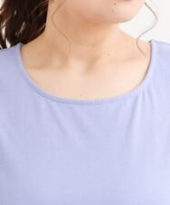 OLKFS15080 eur3(エウルキューブ) 【大きいサイズ/2点セット】シアートップス＆タンクトップセット ラベンダー(60)