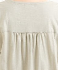 OLKFS18080 eur3(エウルキューブ) 【雑誌掲載】【大きいサイズ】バック切り替えジャージーカットソー カーキ(36)