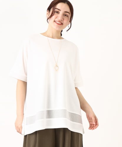 OLKFV52079 eur3 【大きいサイズ】カノコシアーカットソー