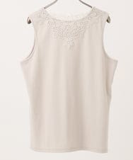 OLKGA07039 eur3(エウルキューブ) 【大きいサイズ】レースタンクトップ ベージュ(82)
