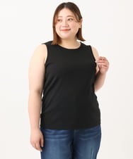 OLKGA07039 eur3(エウルキューブ) 【大きいサイズ】レースタンクトップ ブラック(94)