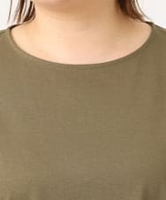 OLKGA29069 eur3(エウルキューブ) 【大きいサイズ】ゆるシルエットプルオーバー カーキ(36)