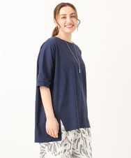 OLKGA29069 eur3(エウルキューブ) 【大きいサイズ】ゆるシルエットプルオーバー ネイビー(57)