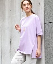 OLKGA29069 eur3(エウルキューブ) 【大きいサイズ】ゆるシルエットプルオーバー ラベンダー(60)
