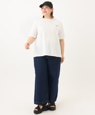 OLKGA44064 eur3(エウルキューブ) 【大きいサイズ/機能素材アイテム】汗染み防止Tシャツ ホワイト(90)