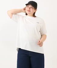 OLKGA44064 eur3(エウルキューブ) 【大きいサイズ/機能素材アイテム】汗染み防止Tシャツ ホワイト(90)