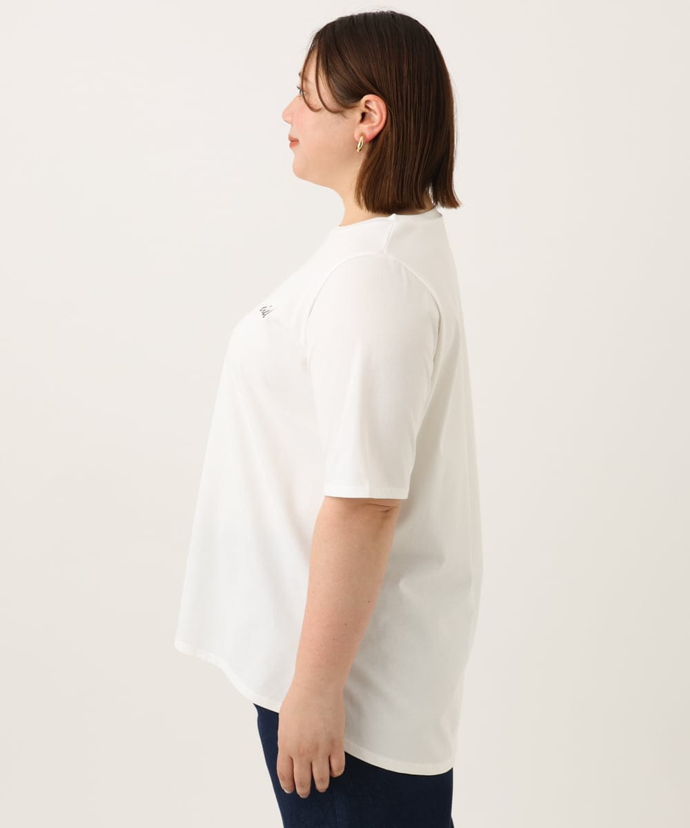 OLKGA44064 eur3(エウルキューブ) 【大きいサイズ/機能素材アイテム】汗染み防止Tシャツ ホワイト(90)