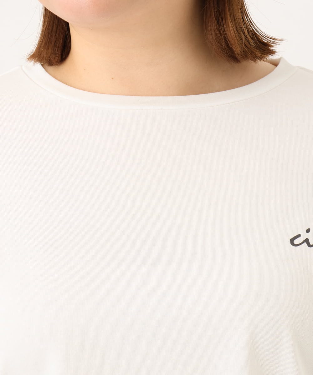 OLKGA44064 eur3(エウルキューブ) 【大きいサイズ/機能素材アイテム】汗染み防止Tシャツ ホワイト(90)