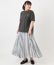 OLKGA44064 eur3(エウルキューブ) 【大きいサイズ/機能素材アイテム】汗染み防止Tシャツ ダークグレー(93)