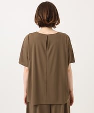 OLKGD27079 eur3(エウルキューブ) 【WEB先行販売】【大きいサイズ/接触冷感/セットアップ対応】Vネックジャージートップス モカ