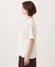 OLKGD35064 eur3(エウルキューブ) 【大きいサイズ】シャーリングジャージープルオーバー アイボリー