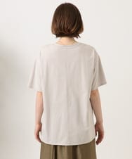 OLKGD39099 eur3(エウルキューブ) 【WEB先行販売】【大きいサイズ】ジップポケットコットンTシャツ グレージュ