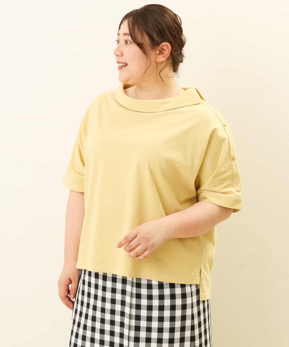OLKGP41060 eur3(エウルキューブ) 【大きいサイズ/11号サイズあり】ドクターカラーカットソー ライトイエロー(20)