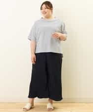 OLKGP41060 eur3(エウルキューブ) 【大きいサイズ/11号サイズあり】ドクターカラーカットソー ブルー(55)(ストライプ)