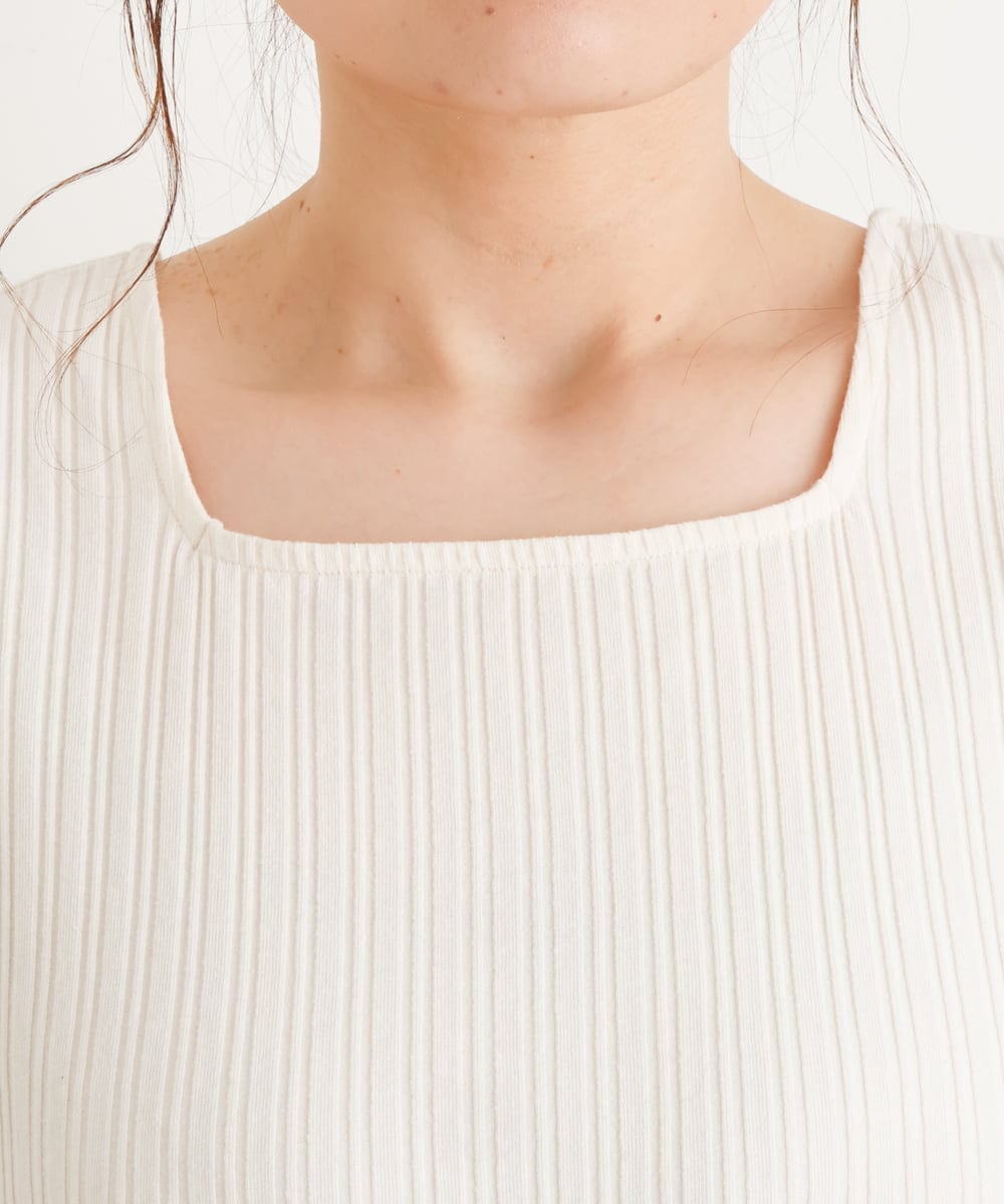 OLKGS12030 eur3(エウルキューブ) 【大きいサイズ】2Wayリブタンクトップ アイボリー(80)