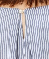 OLKGS39060 eur3(エウルキューブ) 【大きいサイズ】ストライプタックカットソー ブルー(55)