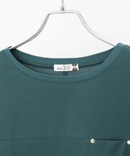 OLKGS46070 eur3(エウルキューブ) 【大きいサイズ】接触冷感ドロップスリーブカットソー カーキ(36)