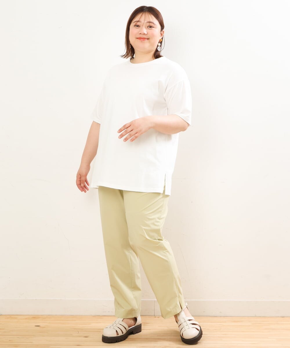 OLKGS47090 eur3(エウルキューブ) 【大きいサイズ/soso×eur3】Ｔシャツベストセット ベージュ(82)