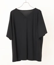 OLKGS57060 eur3(エウルキューブ) 【大きいサイズ/セットアップ対応】フレアスリーブカットソー ブラック(94)
