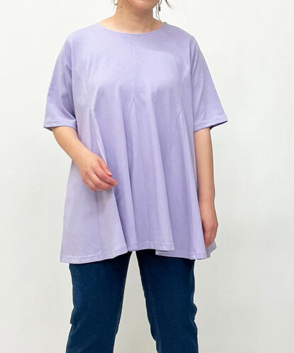 OLKGS61070 eur3 【大きいサイズ】フレアーシルエットトップス