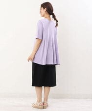 OLKGS61070 eur3(エウルキューブ) 【大きいサイズ】フレアシルエットトップス ラベンダー(60)