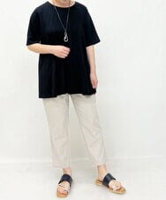 OLKGS61070 eur3(エウルキューブ) 【大きいサイズ】フレアシルエットトップス ブラック(94)