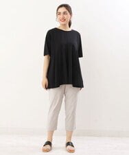 OLKGS61070 eur3(エウルキューブ) 【大きいサイズ】フレアシルエットトップス ブラック(94)
