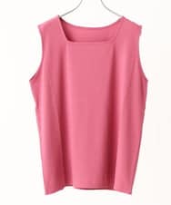 OLKGV17034 eur3(エウルキューブ) 【大きいサイズ】スクエアネックタンクトップ ピンク(03)