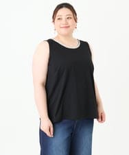 OLKGV23049 eur3(エウルキューブ) 【大きいサイズ】アビガイルタンクトップ ブラック(94)