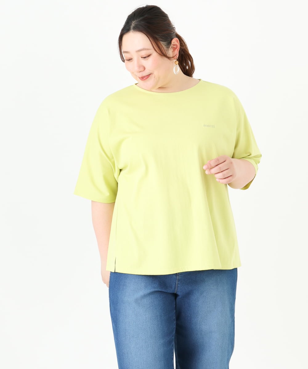 OLKGV36049 eur3(エウルキューブ) 【大きいサイズ】20th アニバーサリーTシャツ ライトイエロー(20)