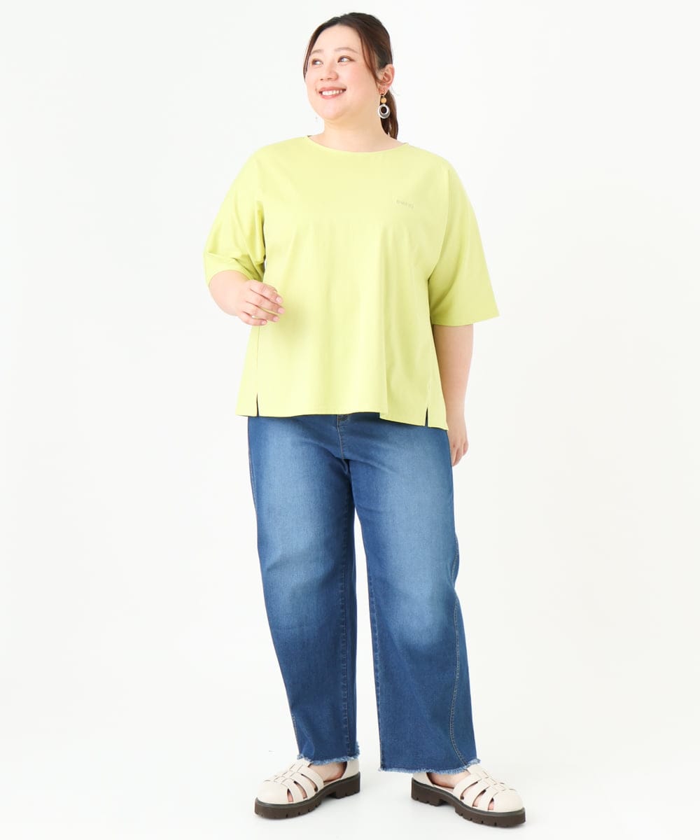 OLKGV36049 eur3(エウルキューブ) 【大きいサイズ】20th アニバーサリーTシャツ ライトイエロー(20)