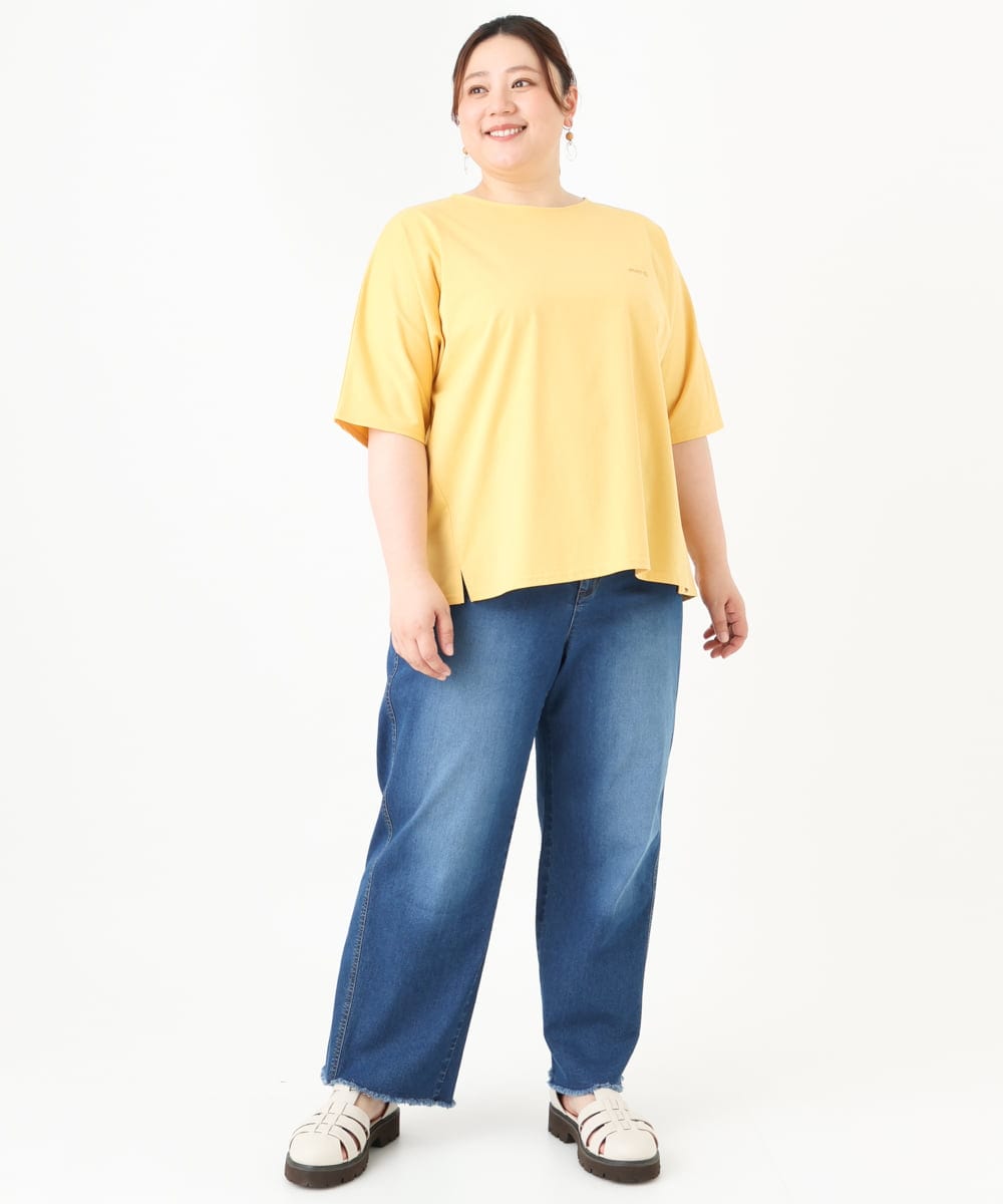 OLKGV36049 eur3(エウルキューブ) 【大きいサイズ】20th アニバーサリーTシャツ イエロー(25)
