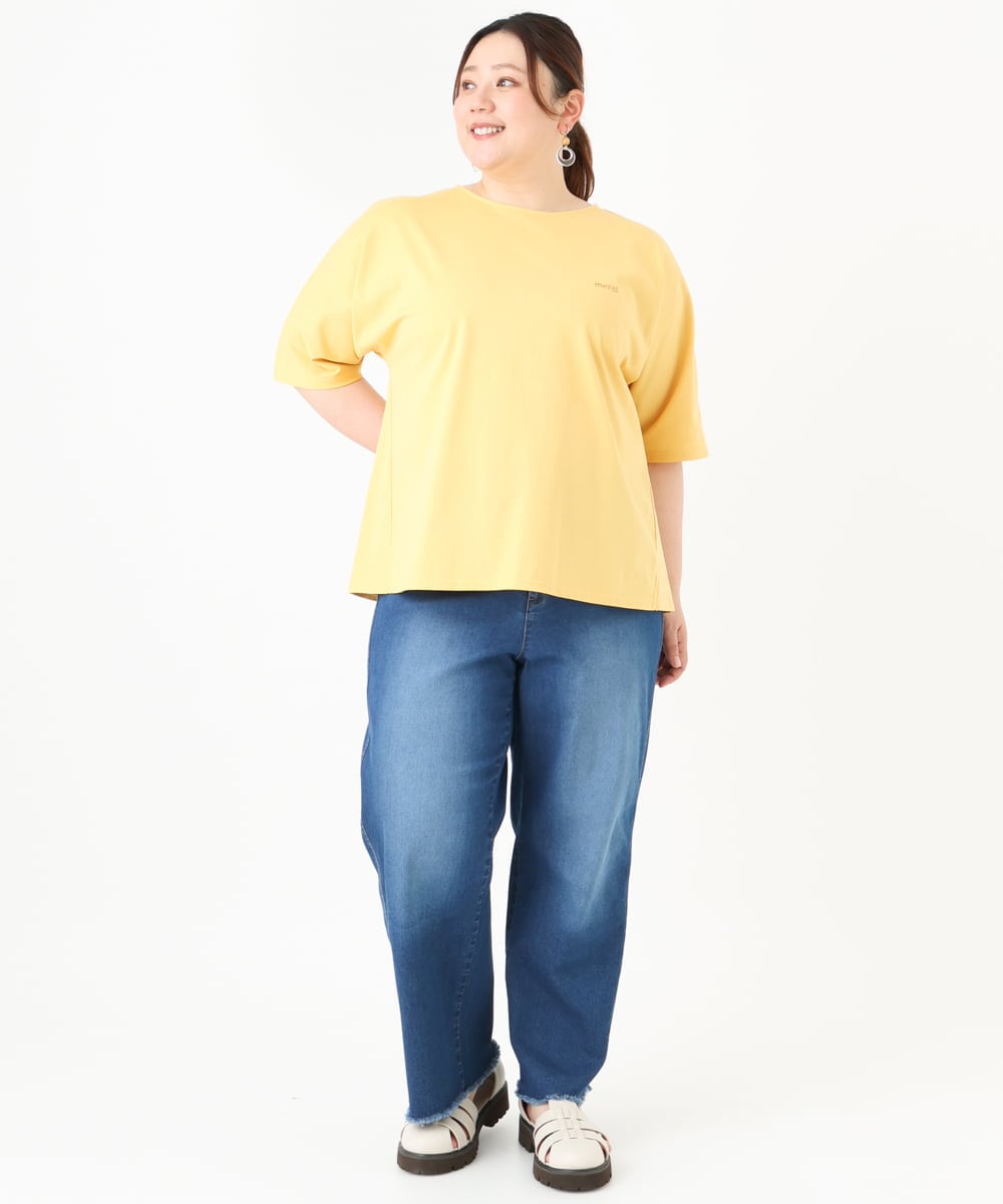OLKGV36049 eur3(エウルキューブ) 【大きいサイズ】20th アニバーサリーTシャツ イエロー(25)
