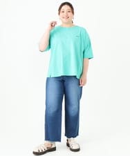 OLKGV36049 eur3(エウルキューブ) 【大きいサイズ】20th アニバーサリーTシャツ ライトグリーン(30)